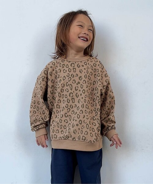 前後着用OK】どっちも正解 DAISUKI 総柄トレーナー_ジュニア対応