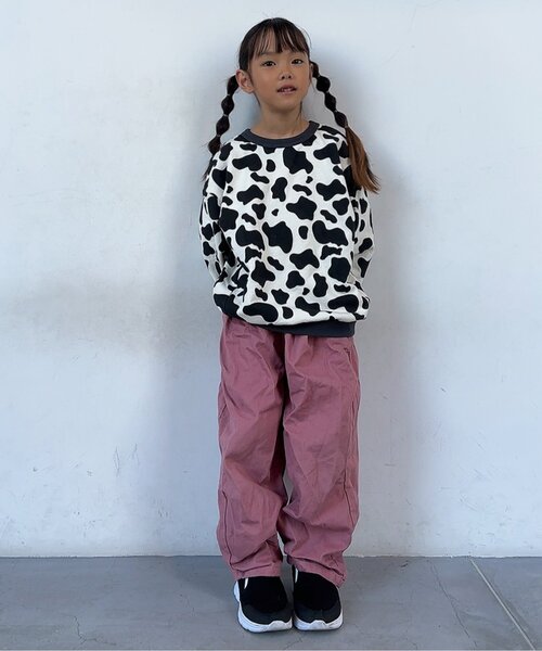 BREEZE（ブリーズ）の「【前後着用OK】どっちも正解 DAISUKI 総柄トレーナー（スウェット・キッズ・レインボー/グリーン/ベージュ/ミント/ラベンダー/レッド/ブラック/ブラウン・110/80/120/90/100/130/140）」の12枚目の写真