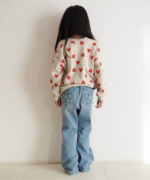 BREEZE（ブリーズ）の「【前後着用OK】どっちも正解 DAISUKI 総柄トレーナー（スウェット・キッズ・レインボー/グリーン/ベージュ/ミント/ラベンダー/レッド/ブラック/ブラウン・110/80/120/90/100/130/140）」の19枚目の写真