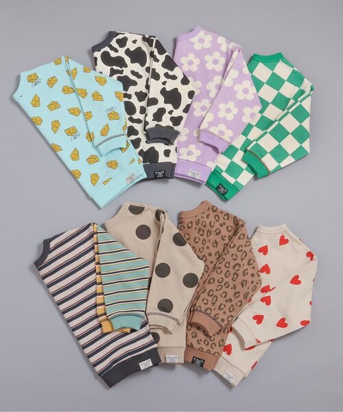 BREEZE（ブリーズ）の「【前後着用OK】どっちも正解 DAISUKI 総柄トレーナー（スウェット・キッズ・レインボー/グリーン/ベージュ/ミント/ラベンダー/レッド/ブラック/ブラウン・110/80/120/90/100/130/140）」の20枚目の写真