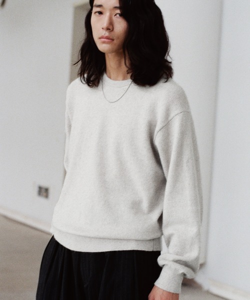 WYM LIDNM（ウィム バイ リドム）の「FOX BLEND STANDARD KNIT(V