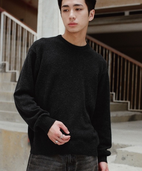 WYM LIDNM（ウィム バイ リドム）の「FOX BLEND STANDARD KNIT(V
