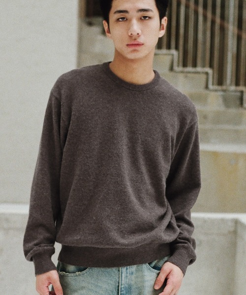 FOX BLEND STANDARD KNIT(V-NECK / CREW-NECK)（ニット/セーター