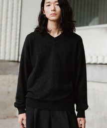 WYM LIDNM（ウィム バイ リドム）の「FOX BLEND STANDARD KNIT(V-NECK / CREW-NECK)（ニット/セーター）」