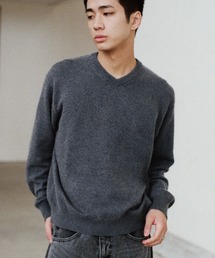 WYM LIDNM | FOX BLEND STANDARD KNIT(V-NECK / CREW-NECK)(ニット/セーター)