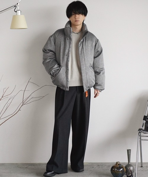 WYM LIDNM（ウィム バイ リドム）の「FOX BLEND STANDARD KNIT(V-NECK