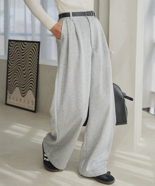 タックスウェットワイドパンツ（スウェットパンツ）｜KOBE LETTUCE