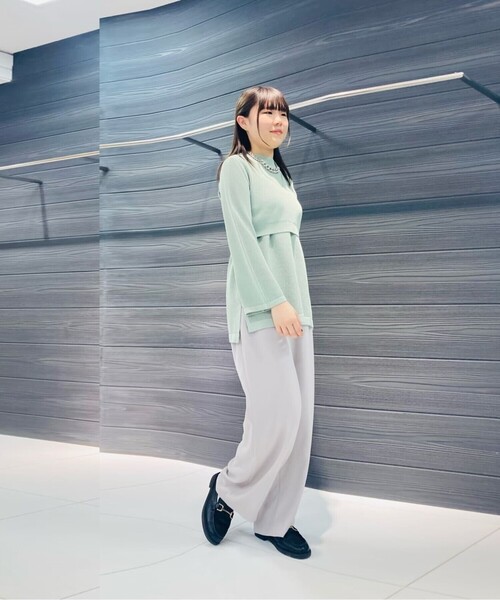 COMME CA(コムサ)の「デシンストライププリント シャツ(シャツ/ブラウス・レディース・ブラック・9号)」の13枚目の写真