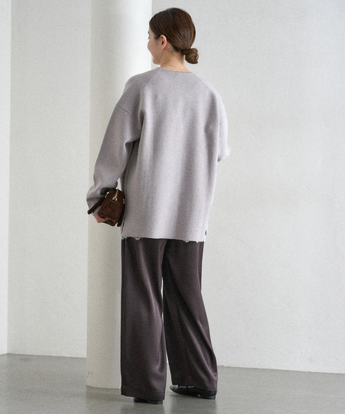 ドットボタンVネックカーディガン（カーディガン/ボレロ）｜IENA