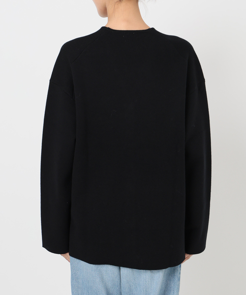 IENA(イエナ)の「ドットボタンVネックカーディガン(カーディガン/ボレロ・レディース・ブラック/グレー/チャコールグレー・FREE)」の11枚目の写真