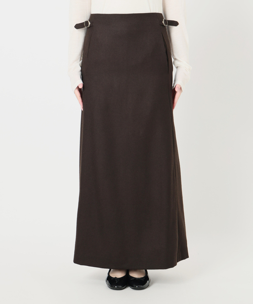 IENA LA BOUCLE(イエナラブークル)の「IENA LA BOUCLE ウールサキソニーIラインスカート(スカート・レディース・ブラック/ブラウン・36/38)」の22枚目の写真