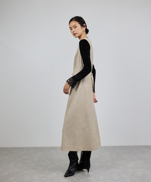 ROPE'（ロペ）の「レース袖シアーベロアカットソー/イージーケア（Tシャツ/カットソー・レディース・ピンク系その他2/ブラック/ブラウン・FREE）」の11枚目の写真