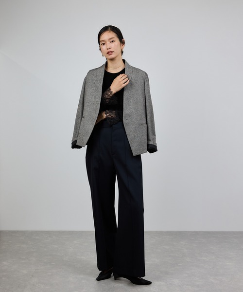 ROPE'（ロペ）の「レース袖シアーベロアカットソー/イージーケア（Tシャツ/カットソー・レディース・ピンク系その他2/ブラック/ブラウン・FREE）」の12枚目の写真