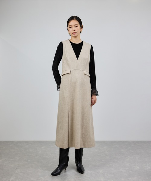 ROPE'（ロペ）の「レース袖シアーベロアカットソー/イージーケア（Tシャツ/カットソー・レディース・ピンク系その他2/ブラック/ブラウン・FREE）」の8枚目の写真