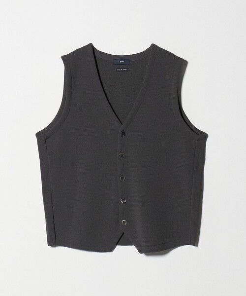 gim（ジム）の「＜gim＞25F H/MLN ニット ジレ ベスト -ウォッシャブル-（ニット/セーター・メンズ・ダークグレー/ブラック・L/M）」の11枚目の写真