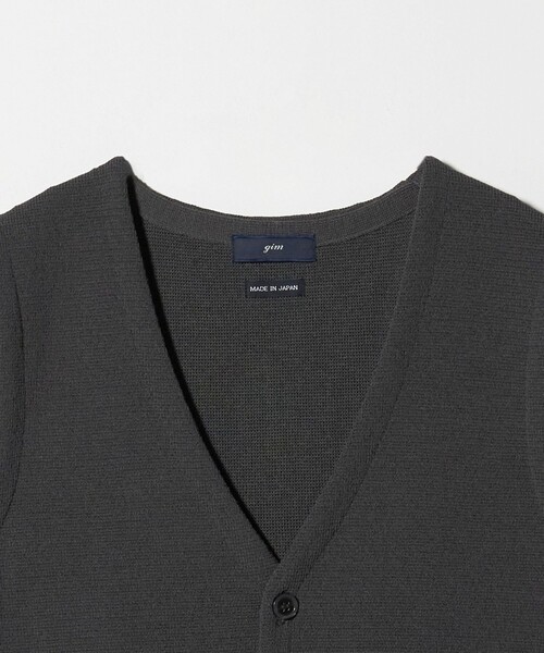 gim（ジム）の「＜gim＞25F H/MLN ニット ジレ ベスト -ウォッシャブル-（ニット/セーター・メンズ・ダークグレー/ブラック・L/M）」の13枚目の写真