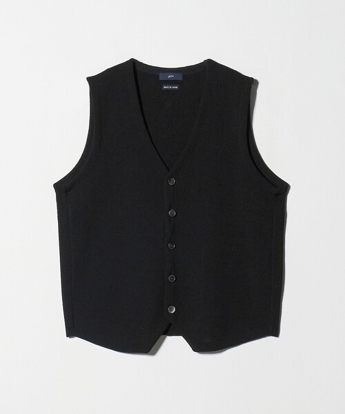 gim（ジム）の「＜gim＞25F H/MLN ニット ジレ ベスト -ウォッシャブル-（ニット/セーター・メンズ・ダークグレー/ブラック・L/M）」の18枚目の写真