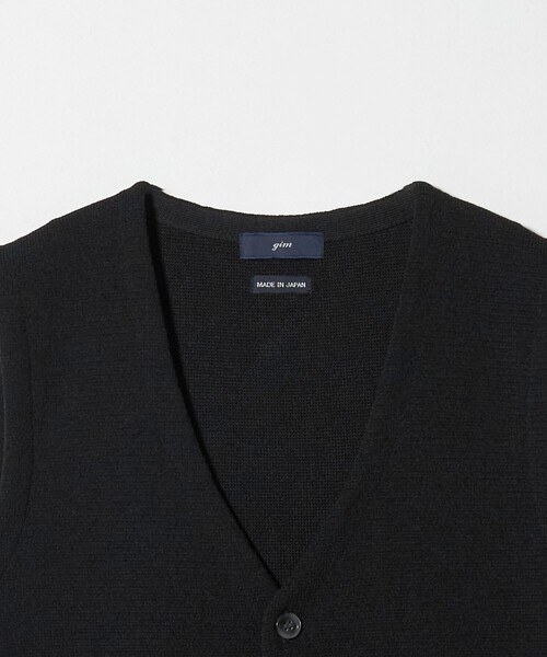 gim（ジム）の「＜gim＞25F H/MLN ニット ジレ ベスト -ウォッシャブル-（ニット/セーター・メンズ・ダークグレー/ブラック・L/M）」の20枚目の写真