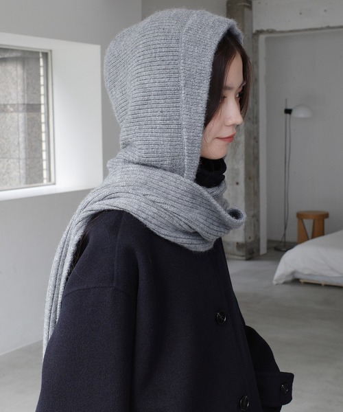 ニットバラクラバフードマフラー（マフラー）｜ANME（アンメ）の