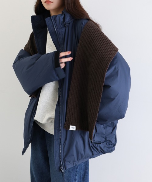 anuke　Boucle Knit Hoodie　フードマフラー　バラクラバ anuke Boucle Knit Hoodie フードマフラー バラクラバ - メルカリ