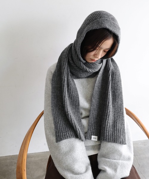 ニットバラクラバフードマフラー（マフラー）｜ANME（アンメ）の
