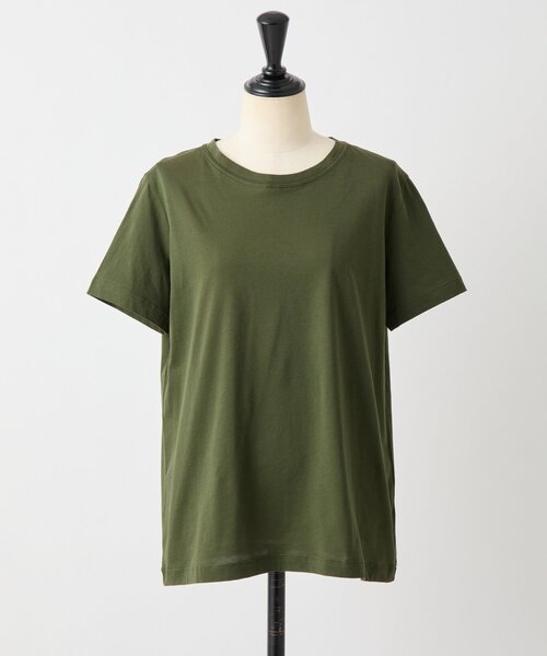 BEARDSLEY(ビアズリー)の「《SOFIE D'HOORE》カットソー(Tシャツ/カットソー・レディース・ブルー系その他/カーキ/ホワイト・38)」の2枚目の写真