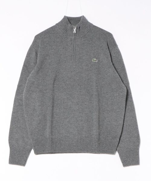LACOSTE（ラコステ）の「《LACOSTE》AH3052（ニット/セーター・メンズ・オリーブ/グレー/ブラック・4/3/5）」の2枚目の写真