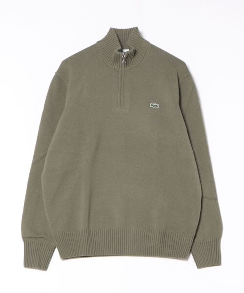 LACOSTE（ラコステ）の「《LACOSTE》AH3052（ニット/セーター・メンズ・オリーブ/グレー/ブラック・4/3/5）」の3枚目の写真