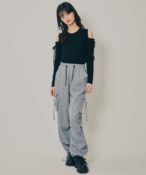 REDYAZEL（レディアゼル）の「タブポケットカーゴパンツ（その他パンツ・レディース・ブラウン系その他/ブラック/ブラック系その他・FREE）」の10枚目の写真