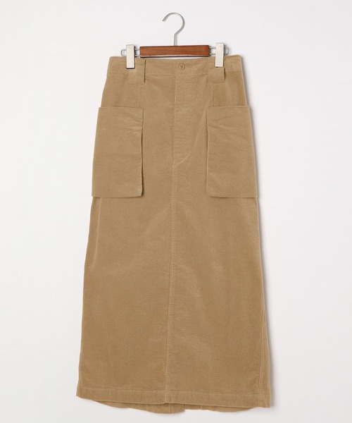 セール】[MODE NORM CORE] アウトポケットコーデュロイナロースカート