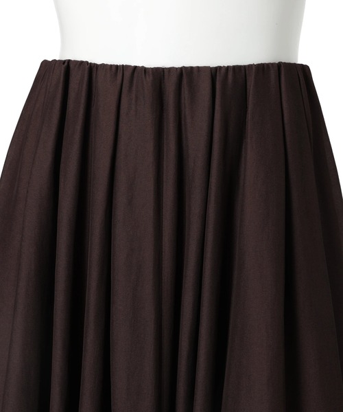 CADUNE（カデュネ）の「エアリーフレアスカート（スカート・レディース・ダークブラウン・34/36/38）」の4枚目の写真