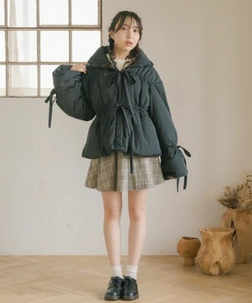 リボンダウンジャケット（ダウンジャケット/コート）｜amr.（アムレ