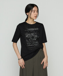 Gabardine K.T（ギャバジンケーティー）の「プレーティング天竺 星柄Tシャツ（Tシャツ/カットソー）」
