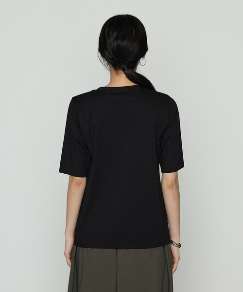 Gabardine K.T(ギャバジンケーティー)の「プレーティング天竺 星柄Tシャツ(Tシャツ/カットソー・レディース・ライトグレー/ホワイト/ブラック・9号/5号)」の12枚目の写真