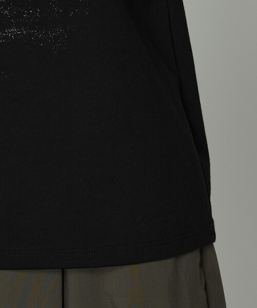Gabardine K.T(ギャバジンケーティー)の「プレーティング天竺 星柄Tシャツ(Tシャツ/カットソー・レディース・ライトグレー/ホワイト/ブラック・9号/5号)」の15枚目の写真