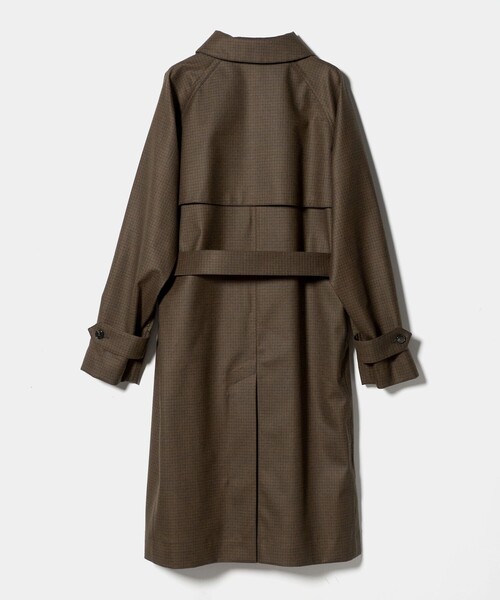 Mackintosh（マッキントッシュ）の「【別注】＜MACKINTOSH＞ROX BURGH/ロクスバラ ハウンドトゥース トレンチコート（トレンチコート・メンズ・ダークブラウン・40/38/36）」の8枚目の写真