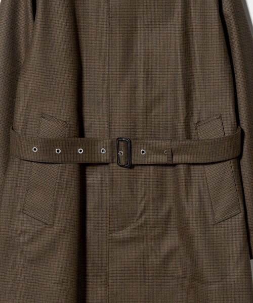 Mackintosh（マッキントッシュ）の「【別注】＜MACKINTOSH＞ROX BURGH/ロクスバラ ハウンドトゥース トレンチコート（トレンチコート・メンズ・ダークブラウン・40/38/36）」の14枚目の写真