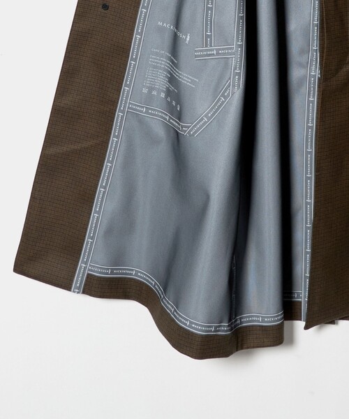Mackintosh（マッキントッシュ）の「【別注】＜MACKINTOSH＞ROX BURGH/ロクスバラ ハウンドトゥース トレンチコート（トレンチコート・メンズ・ダークブラウン・40/38/36）」の19枚目の写真