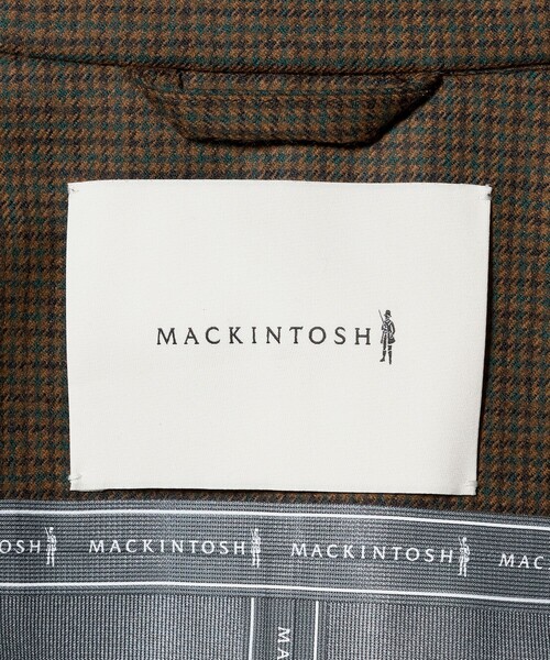 Mackintosh（マッキントッシュ）の「【別注】＜MACKINTOSH＞ROX BURGH/ロクスバラ ハウンドトゥース トレンチコート（トレンチコート・メンズ・ダークブラウン・40/38/36）」の17枚目の写真