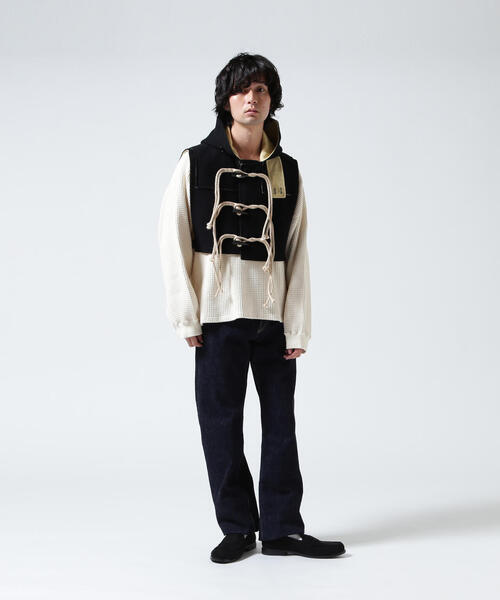 GARDEN TOKYO(ガーデントウキョウ)の「MASU/エムエーエスユー/DUFFLE VEST/M25F9VT001(その他アウター・メンズ・ブラック/グレー・F)」の16枚目の写真