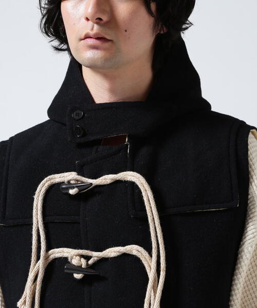 GARDEN TOKYO(ガーデントウキョウ)の「MASU/エムエーエスユー/DUFFLE VEST/M25F9VT001(その他アウター・メンズ・ブラック/グレー・F)」の18枚目の写真