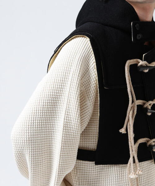 GARDEN TOKYO(ガーデントウキョウ)の「MASU/エムエーエスユー/DUFFLE VEST/M25F9VT001(その他アウター・メンズ・ブラック/グレー・F)」の19枚目の写真