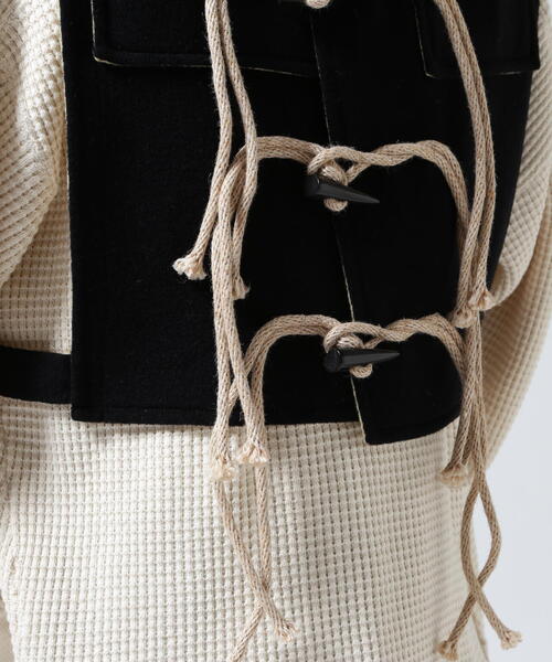GARDEN TOKYO(ガーデントウキョウ)の「MASU/エムエーエスユー/DUFFLE VEST/M25F9VT001(その他アウター・メンズ・ブラック/グレー・F)」の21枚目の写真