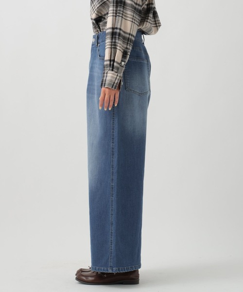 BAYFLOW（ベイフロー）の「[WEB限定/XSサイズ]裏起毛ワイドデニム（デニムパンツ・レディース・インディゴブルー/ブルー・X-SMALL/SMALL/MEDIUM）」の13枚目の写真