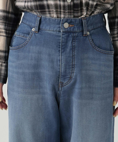 BAYFLOW（ベイフロー）の「[WEB限定/XSサイズ]裏起毛ワイドデニム（デニムパンツ・レディース・インディゴブルー/ブルー・X-SMALL/SMALL/MEDIUM）」の15枚目の写真