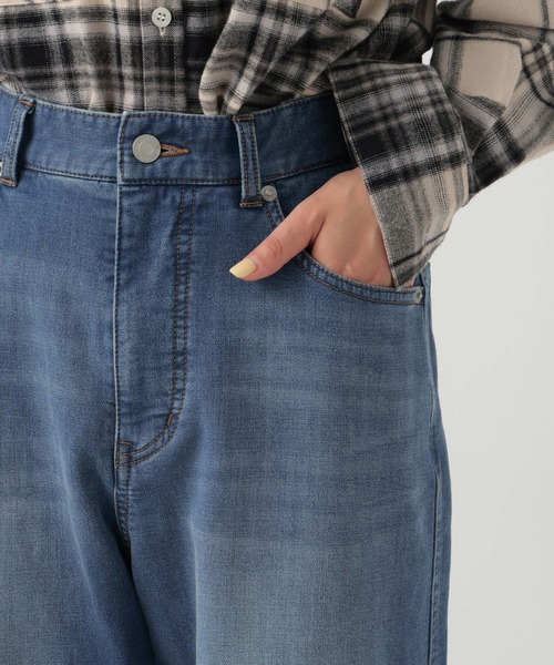 BAYFLOW（ベイフロー）の「[WEB限定/XSサイズ]裏起毛ワイドデニム（デニムパンツ・レディース・インディゴブルー/ブルー・X-SMALL/SMALL/MEDIUM）」の16枚目の写真