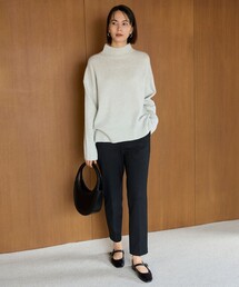 【ウエストゴム/14サイズ展開】beauty warm pants テーパード