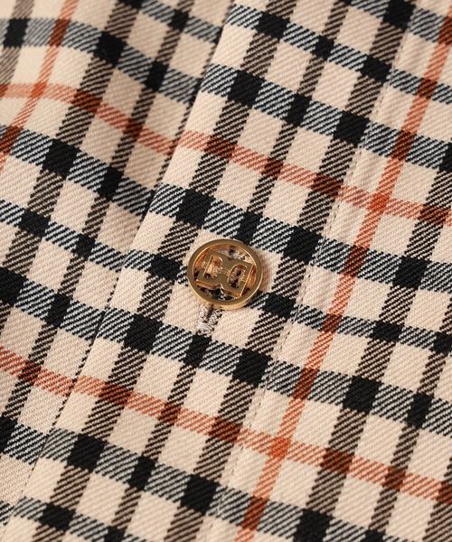 CULLNI（クルニ）の「CULLNI for DAKS LONDON Asymmetrical Switching Chin Tab Shirt（シャツ/ブラウス・メンズ・ブラック/ベージュ×ブラック/ネイビー/チェック・0/1/2）」の11枚目の写真