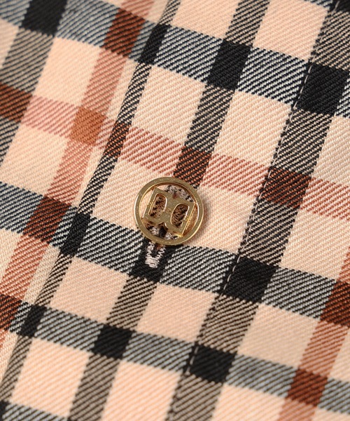 CULLNI（クルニ）の「CULLNI for DAKS LONDON Asymmetrical Switching Chin Tab Shirt（シャツ/ブラウス・メンズ・ブラック/ベージュ×ブラック/ネイビー/チェック・0/1/2）」の17枚目の写真