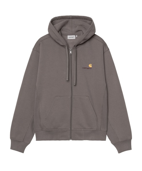 Carhartt WIP(カーハートダブリューアイピー)の「Carhartt WIP/カーハートダブリューアイピー HOODED A SCRIPT JACKET ジップパーカー I033063(パーカー・メンズ・グレー/ダークグリーン/ダークパープル/ブラック・XL/L/M/S)」の22枚目の写真